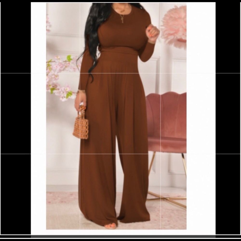 Comfy 2 piece wide leg set
